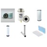Filter Kit for JCB 55 Z-1 with Perkins / 404D22 / 01.2018 Engine