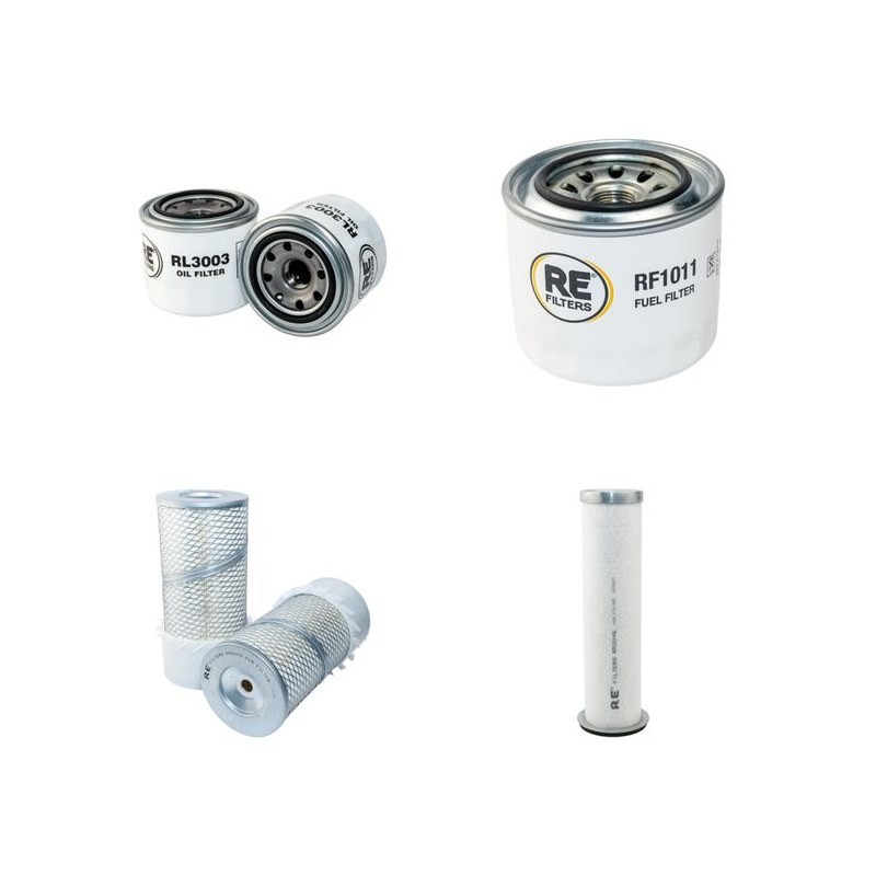 AGRITECH 1175-4 Filter Service Kit w/YANMAReng.  Air Oil Fuel