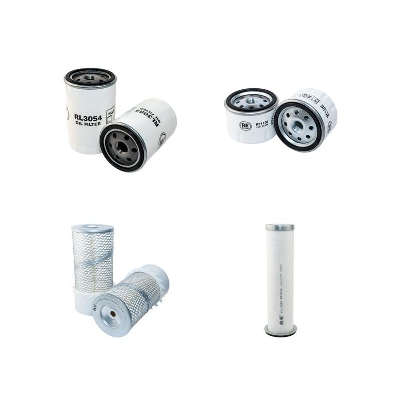 AGROMEHANIKA AGT 860 Filter Service Kit w/LOMBARDINI LDW2204Teng.  Air Oil Fuel