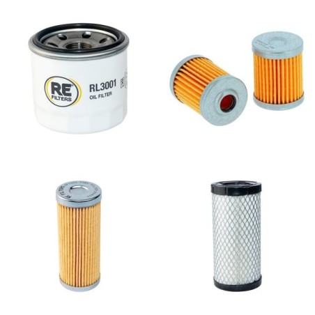ALMAC ITALIA JIBBI 1250 Filter Service Kit w/YANMAReng. 01.2020 -  Air Oil Fuel
