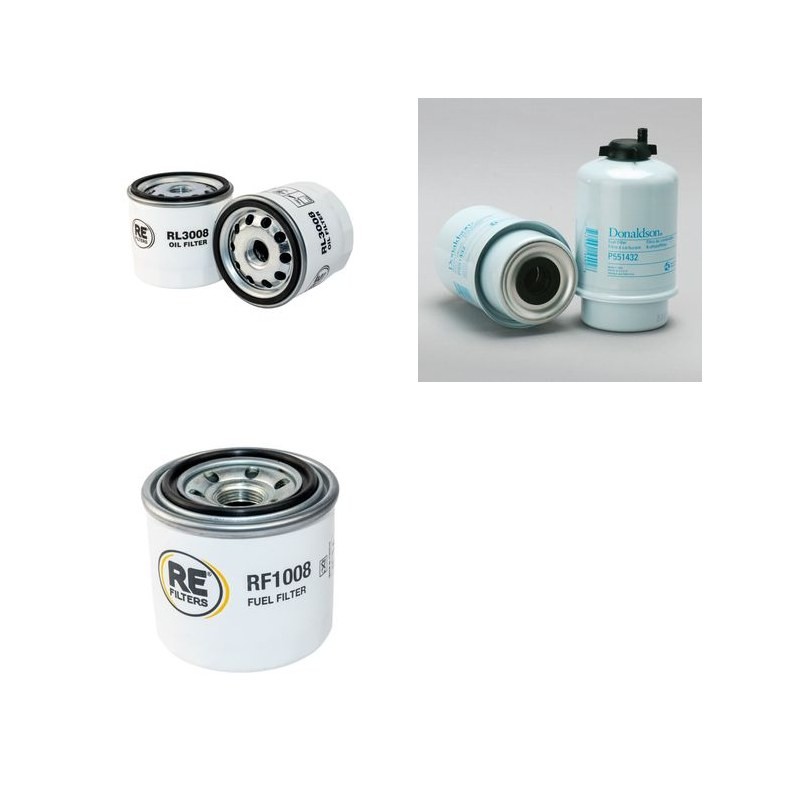 ARAMINE L 130 DXC Filter Service Kit w/PERKINS 804C33eng.  Air Oil Fuel