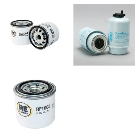 ARAMINE L 130 DXC Filter Service Kit w/PERKINS 804C33eng.  Air Oil Fuel