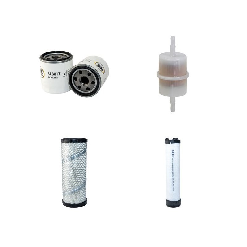 BAD BOY MOWERS COMPACT OUTLAW Filter Service Kit w/KAWASAKI FX691Veng.  Air Oil Fuel