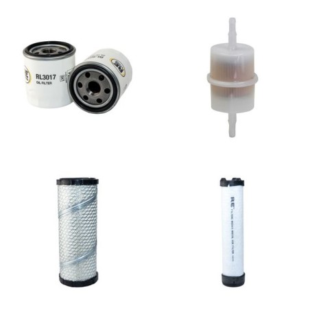 BAD BOY MOWERS COMPACT OUTLAW Filter Service Kit w/KAWASAKI FX691Veng.  Air Oil Fuel