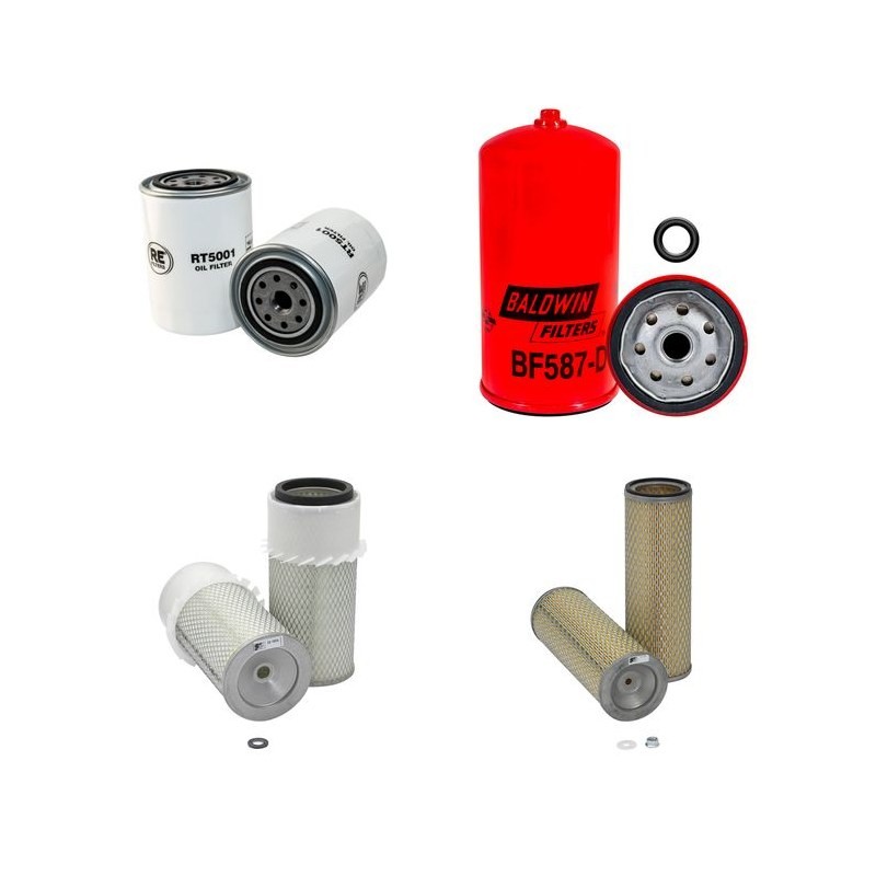 BENATI 3.08 Filter Service Kit w/PERKINSeng.  Air Oil Fuel