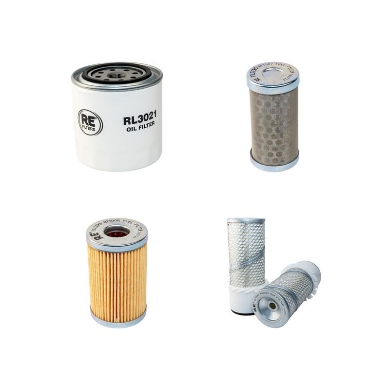 BERGMANN COMPACTING RPM 7700 MOBILE JUMBO Filter Service Kit w/KUBOTA D 1803eng.  Air Oil Fuel