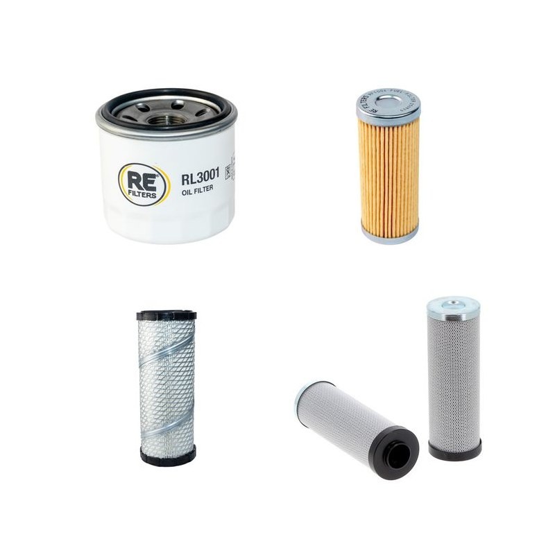 BERGMANN COMPACTING RPM 7700 MOBILE JUMBO Filter Service Kit w/KUBOTA D 1803eng.