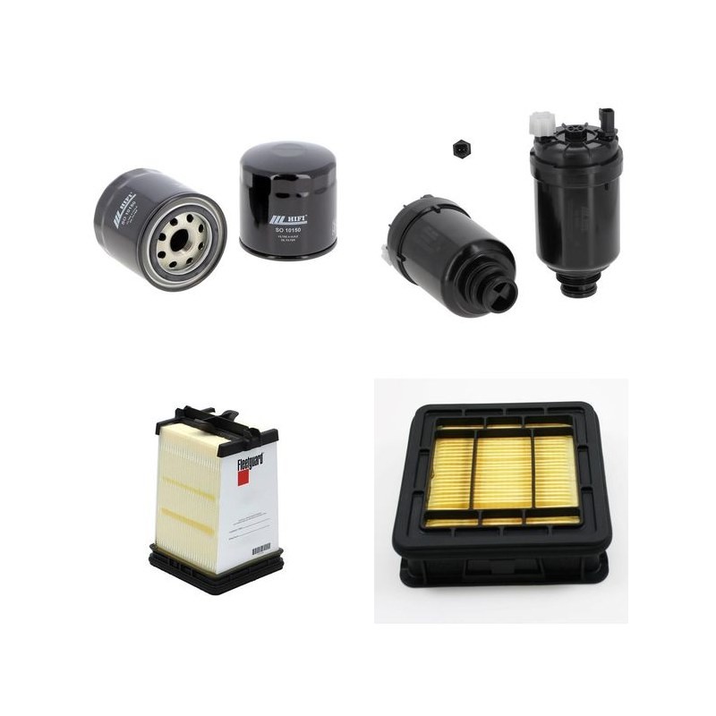 Filter Kit for Bobcat T630 with Doosan D24 Engine 01.2015 - Air Oil Fuel