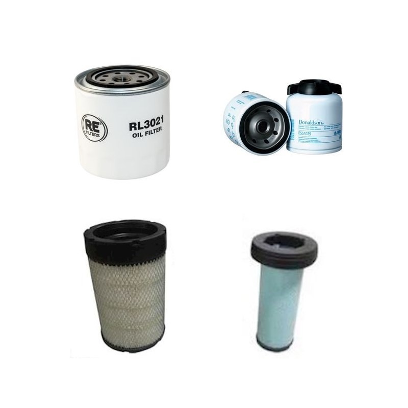 BOBCAT T 650 Filter Service Kit w/KUBOTA V 3307-DI-TE3eng. 01.2011 -  Air Oil Fuel