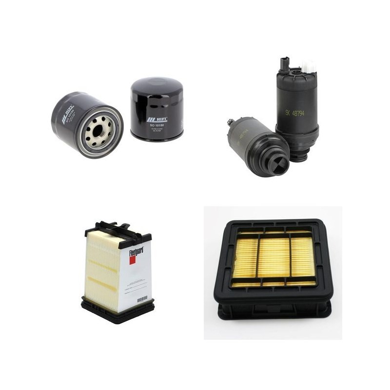 Filter Kit for Bobcat T650 Engine Service Kit with Doosan D24 Engine 01.2016 - Air Oil Fuel