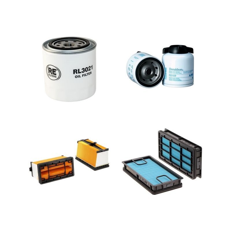 BOBCAT T 750 Filter Service Kit w/KUBOTAeng. 01.2010 -  Air Oil Fuel