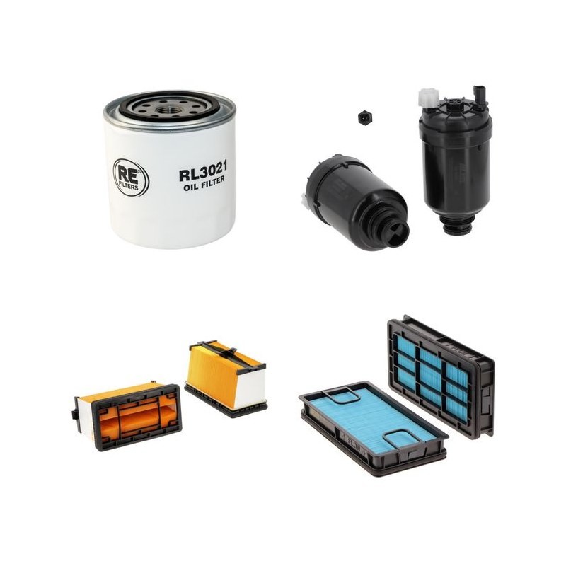 BOBCAT T 870 Filter Service Kit w/KUBOTAeng. 01.2012 -  Air Oil Fuel