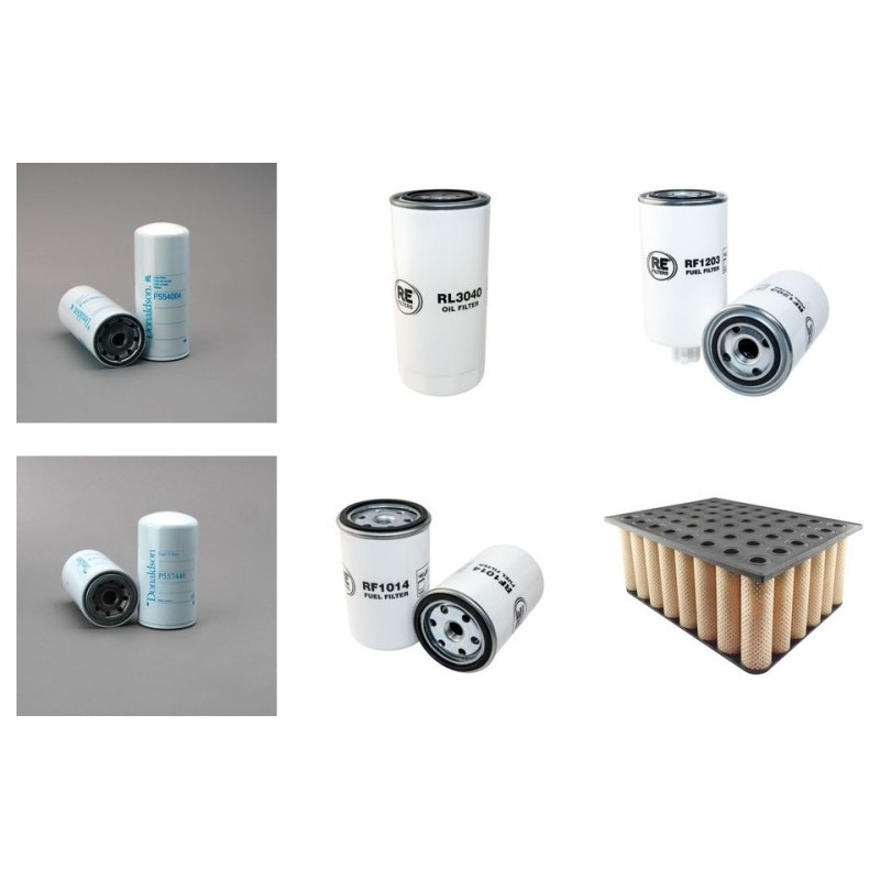 BONNE ESPERANCE FBE 1 T Filter Service Kit w/CATERPILL/DEUTZ F6L912eng.  Air Oil Fuel