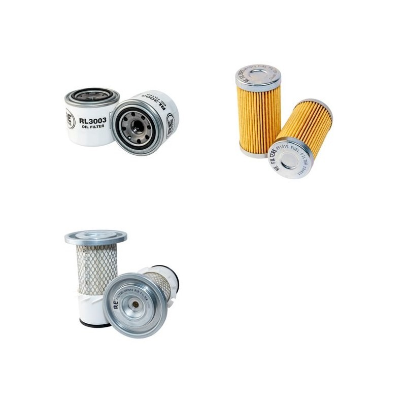 BOTMAN MACHINE A EPURER Filter Service Kit w/KUBOTAeng.  Air Oil Fuel