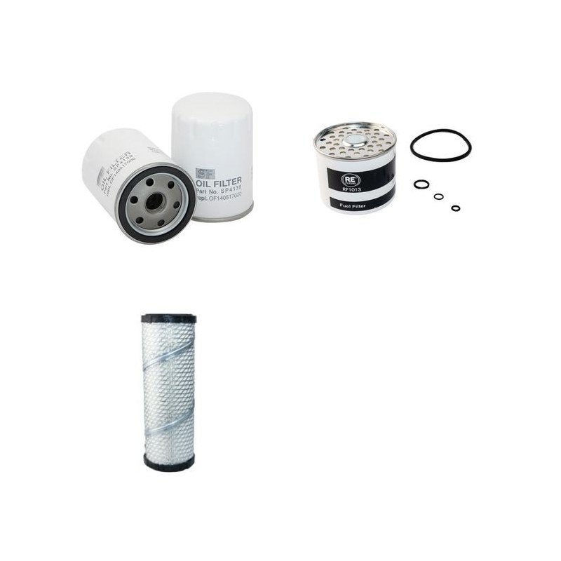 BOURGOIN CT 1865 Filter Service Kit w/PERKINS HR60/2800eng.  Air Oil Fuel