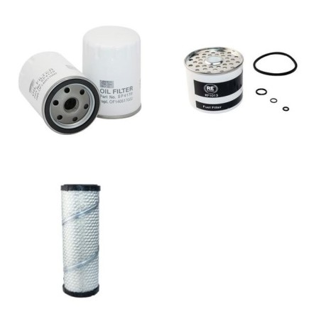 BOURGOIN CT 1865 Filter Service Kit w/PERKINS HR60/2800eng.  Air Oil Fuel