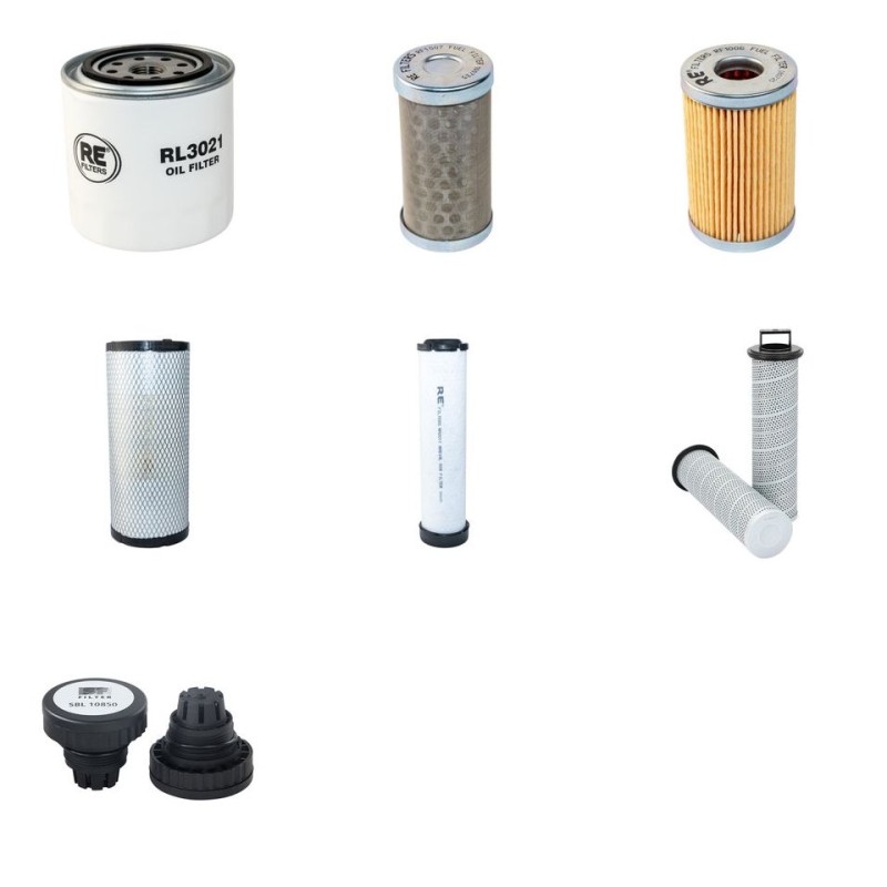 BOURGOIN CT 1865 Filter Service Kit w/PERKINS HR60/2800eng.