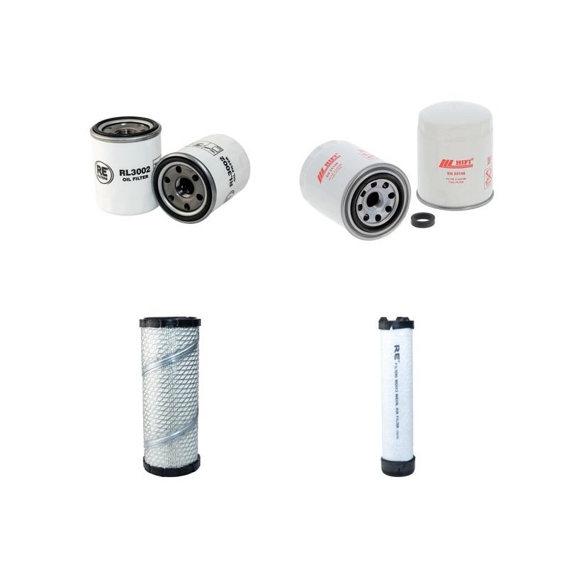 CAPTAIN TRACTORS STARTRAC 263 Filter Service Kit w/MITSUBISHI MVS3L2J-ZB62CTeng.