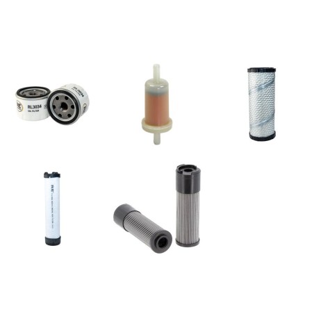 CAPTAIN TRACTORS STARTRAC 273 Filter Service Kit w/MITSUBISHI MVS3L2J-ZB62CTeng.