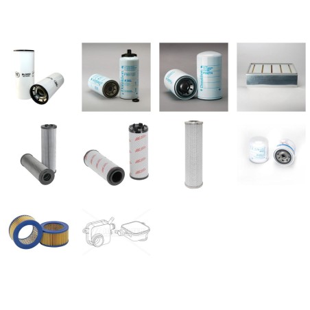 CASAGRANDE B 175 XP Filter Service Kit w/CUMMINS QSB6.7eng.