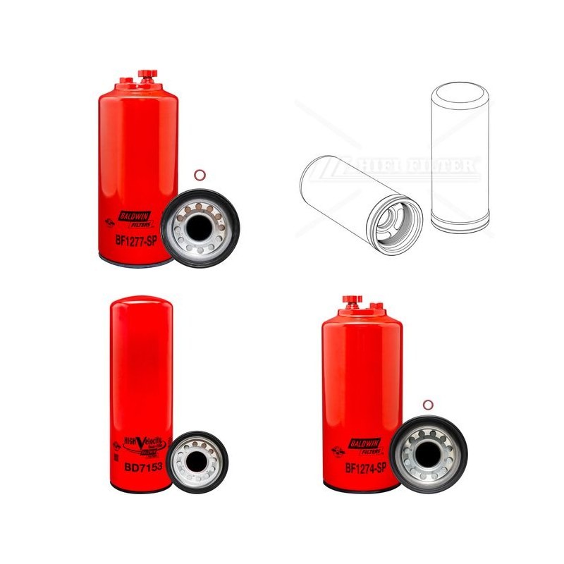 CASAGRANDE B470 XP-2 Filter Service Kit w/CUMMINS QSX 15eng.  Air Oil Fuel