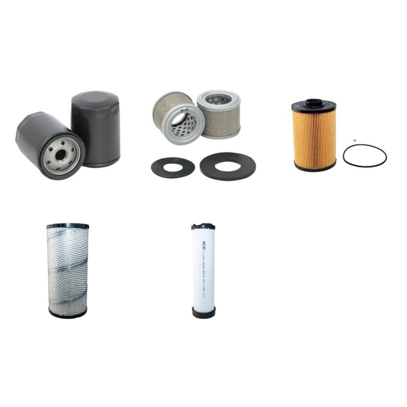 CASE CX 180 D Filter Service Kit w/ISUZUeng.  Air Oil Fuel
