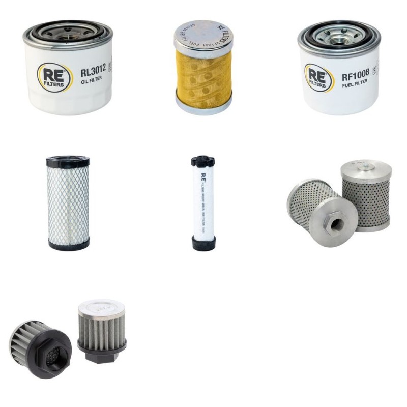 CASE CX 180 D Filter Service Kit w/ISUZUeng.