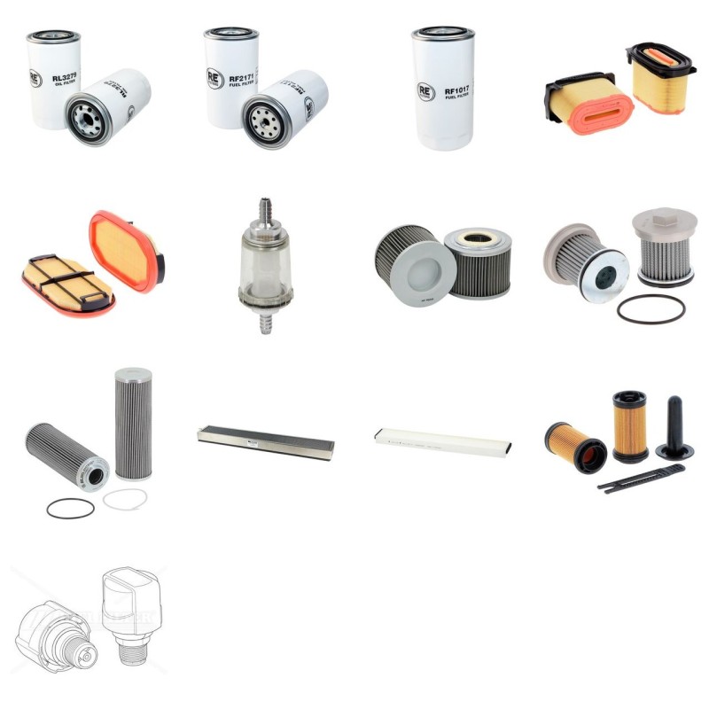 CHARGEUR PLUS MPT-82-1500-P Filter Service Kit w/KOHLER CH395eng. 01.2018 -