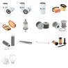 CLAAS ARION 440 Filter Service Kit w/FPT N45ENTeng. 01.2012 -