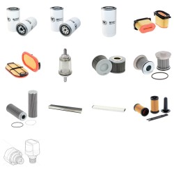 CLAAS ARION 450 Filter Service Kit w/FPT N45ENTeng. 01.2012 -