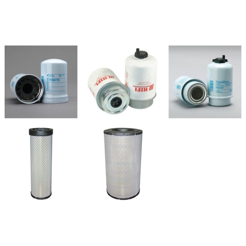 COMETRAC J 5 Filter Service Kit w/JOHN DEERE 4045HSeng. 01.2007 -  Air Oil Fuel