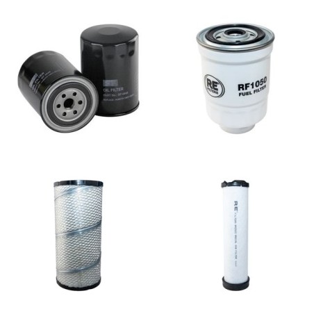 COMETRAC RAIL 1 Filter Service Kit w/KUBOTA V3303EU2eng. 01.2010 -  Air Oil Fuel
