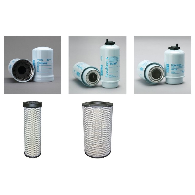 DEHONDT EA 512 Filter Service Kit w/JOHN DEERE 4045 HF 285eng. 01.2016 -  Air Oil Fuel