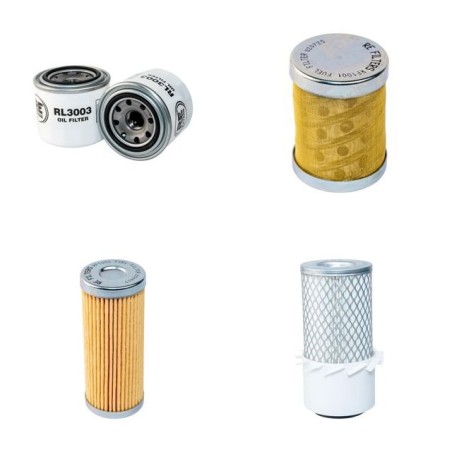 FAI 215 Filter Service Kit w/KOMATSU 3 D 72 F 26eng.  Air Oil Fuel