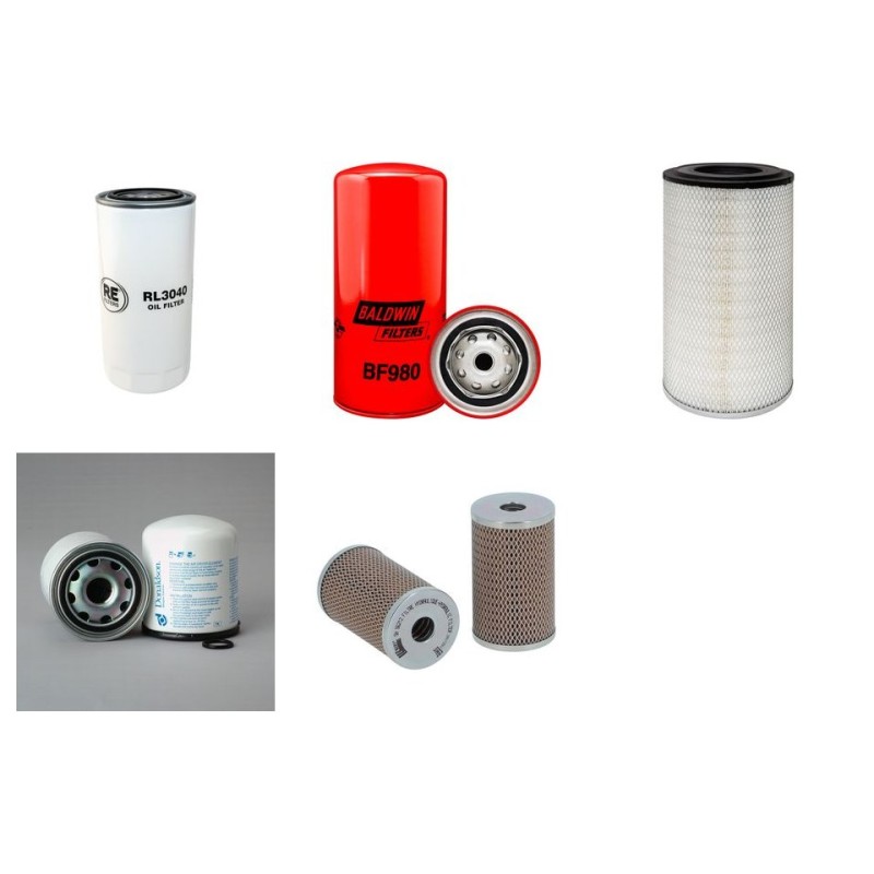 DAF 65.210 ATi Filter Service Kit w/CUMMINS NS156L Eng.   YR  93-98