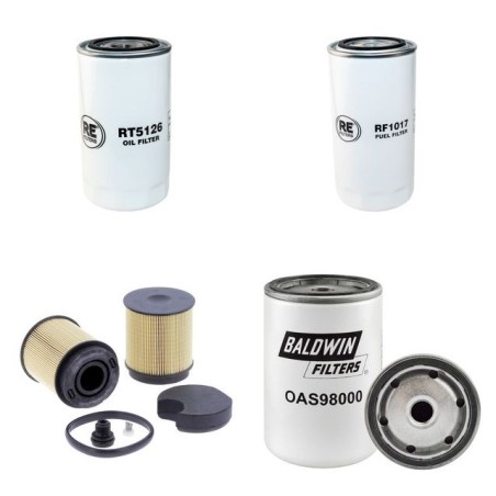 DENNIS EAGLE 200 DART Filter Service Kit w/CUMMINS ISBE 205 Eng.   YR  7.06-