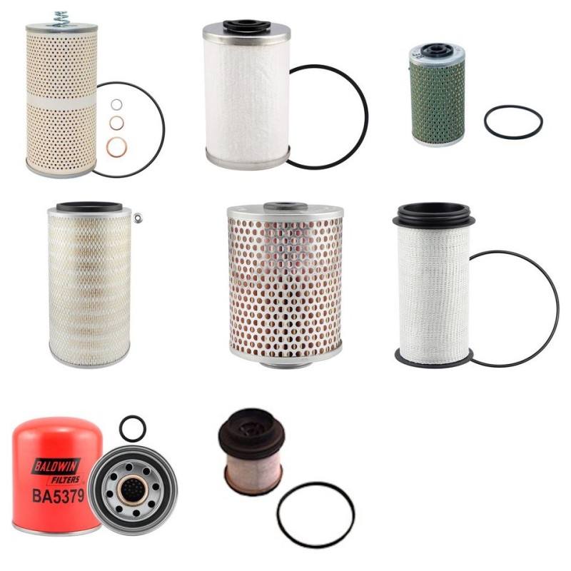 EVOBUS S 130 S SETRA Filter Service Kit w/MAN D 2566 MUH Eng.   YR  77-80
