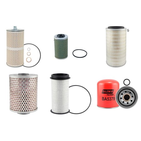 EVOBUS S 140 ES SETRA Filter Service Kit w/MAN D 2566 MUH Eng.   YR  77-84
