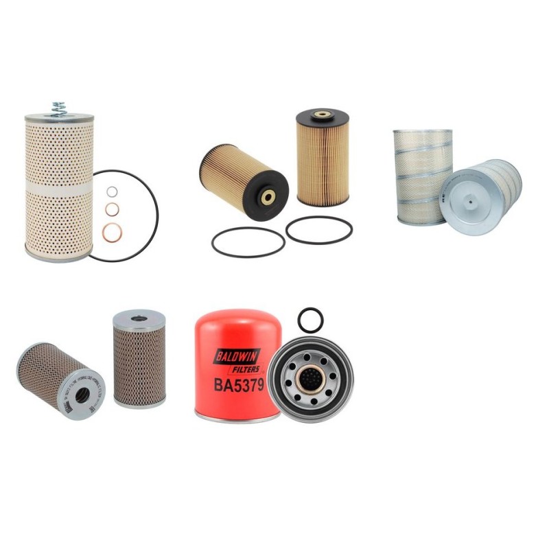 EVOBUS S 216 HDS Filter Service Kit w/MAN D 2866 KOH Eng.   YR  86-95