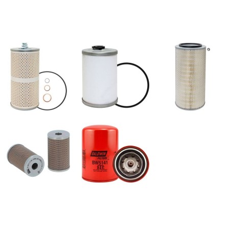 EVOBUS SG 219 SL Filter Service Kit w/MERCEDES OM 407 H/ OM 407HA Eng.   YR  84-85