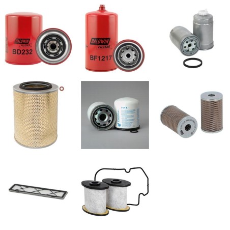 IVECO  (FIAT) EUROCARGO 75E15 Filter Service Kit w/8060 LTC TURBO 8060.25R Eng.
