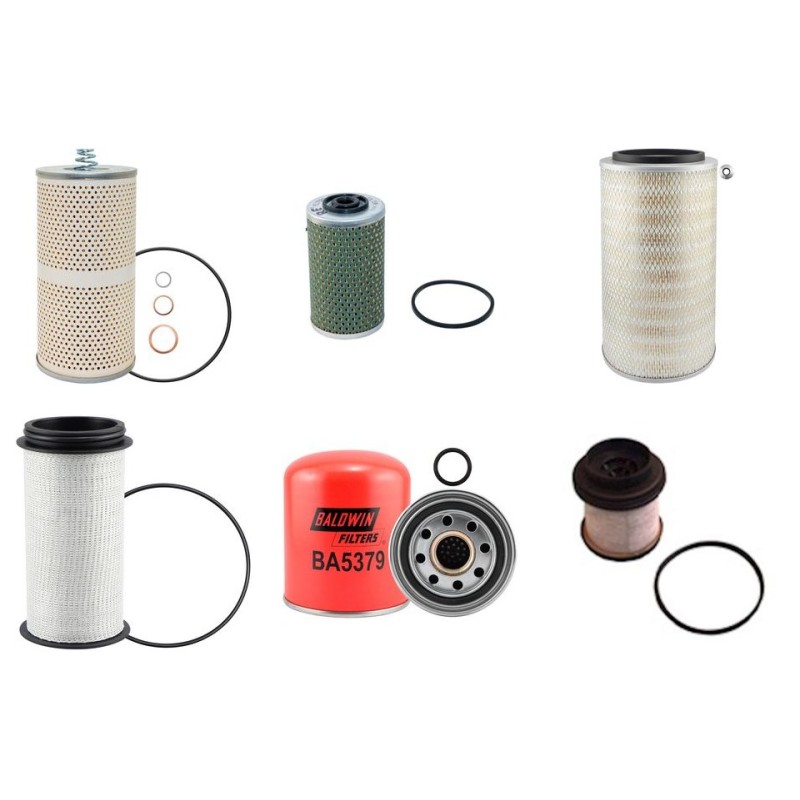 EVOBUS S 212 H SETRA Filter Service Kit w/MAN D 2566 Eng.   YR  79-83