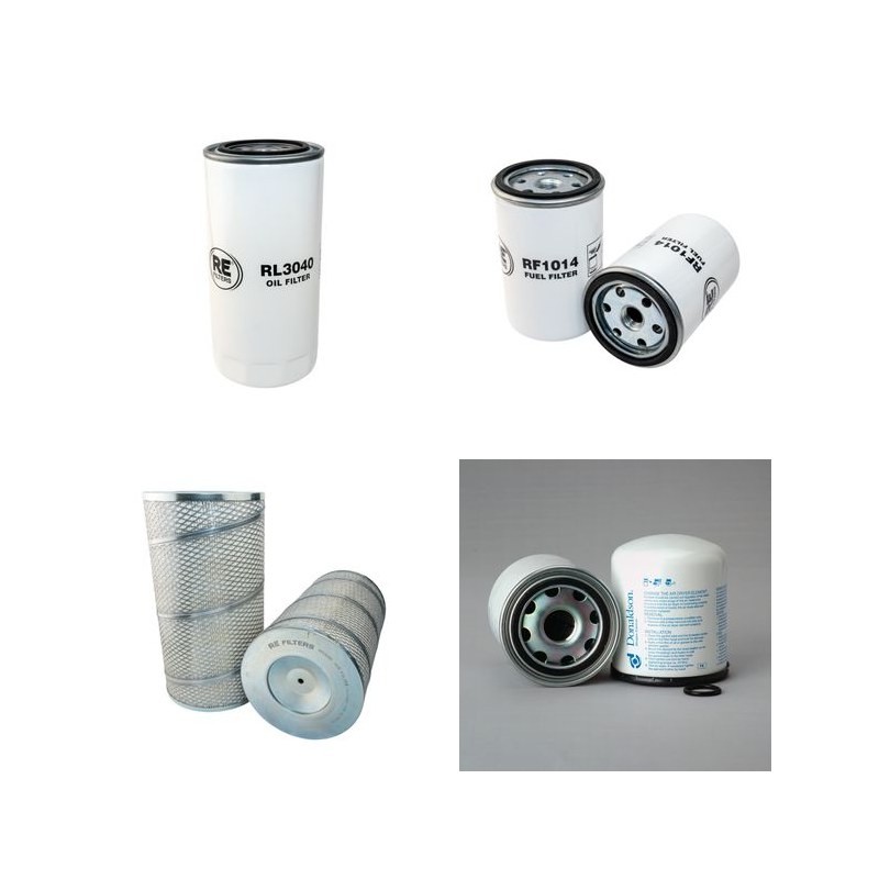 IVECO  (FIAT) 110.16 (ANW) Filter Service Kit w/DEUTZ F6L913 Eng.