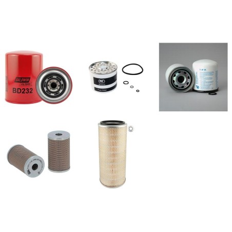 IVECO  (FIAT) 145.17 (R TURBO) Filter Service Kit w/FIAT 8060.25 Eng.