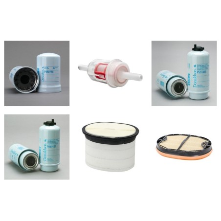 CLAAS AXION 810 C-MATIC VARIO Filter Service Kit Air Oil Fuel Filters w/JOHN DEERE  Eng.   YR  07.08- 175 CH