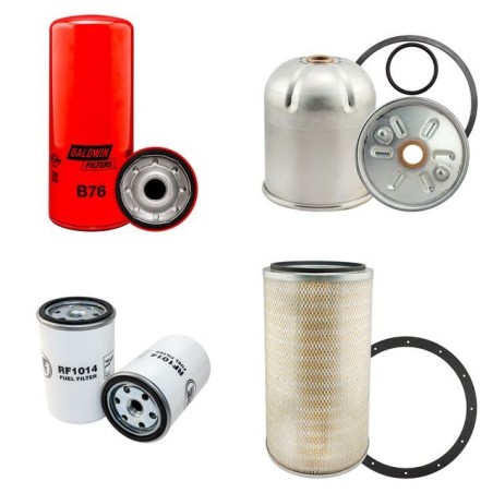 RENAULT R.V.I. R 420 TURBOLEADER Filter Service Kit w/MIVR 08.35.30G Eng.   YR  88-91