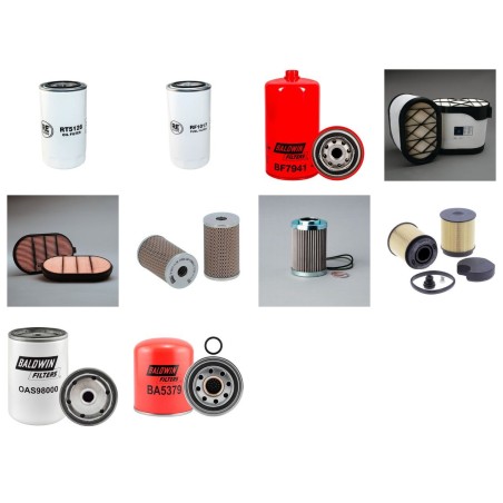 BOVA VDL CLE/CLF/SLF 120-250 Filter Service Kit w/CUMMINS ISBE4/5-250 Eng.   YR  5.07-