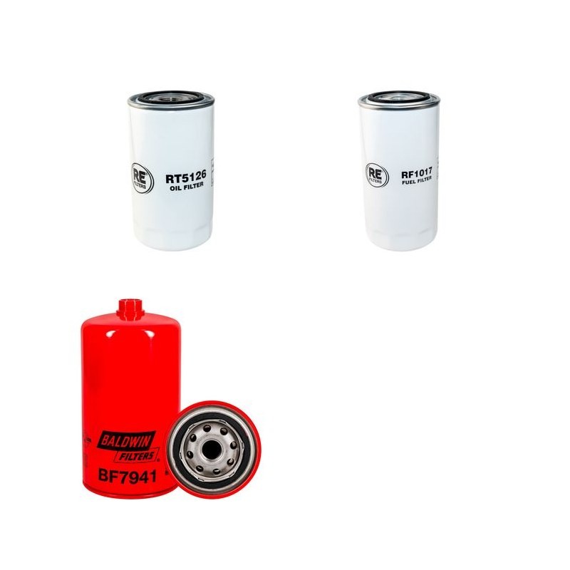 BOVA VDL SB 120 Filter Service Kit w/CUMMINS ISBE 135/150/170 Eng.   YR  1.99-