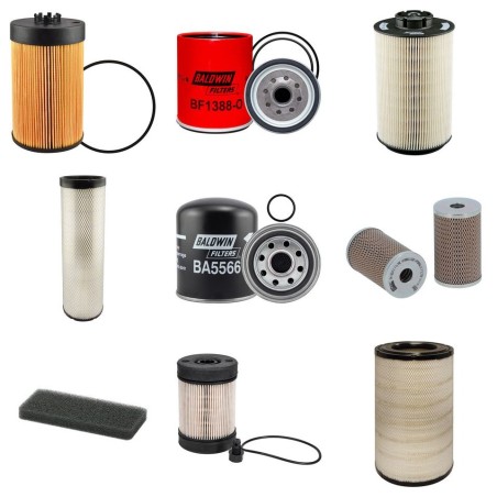 VOLVO BUS - CAR FE 260 Filter Service Kit w/VOLVO D 7F-260 Eng.   YR  4.09-