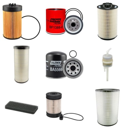 VOLVO BUS - CAR FL 260 Filter Service Kit w/VOLVO D7F-260 Eng.   YR  4.09-